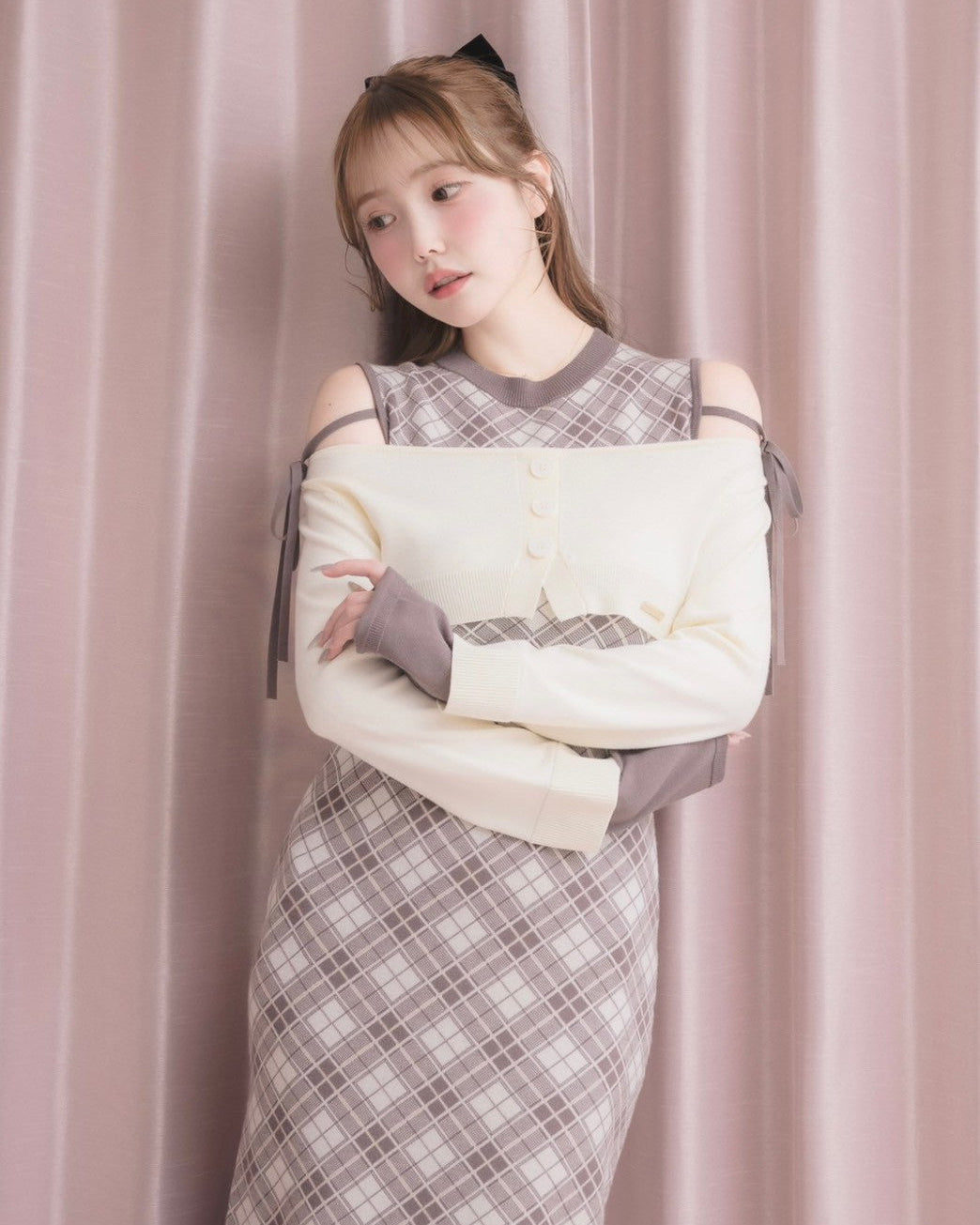 モデル身長:166cm / 着用カラー:チャコール