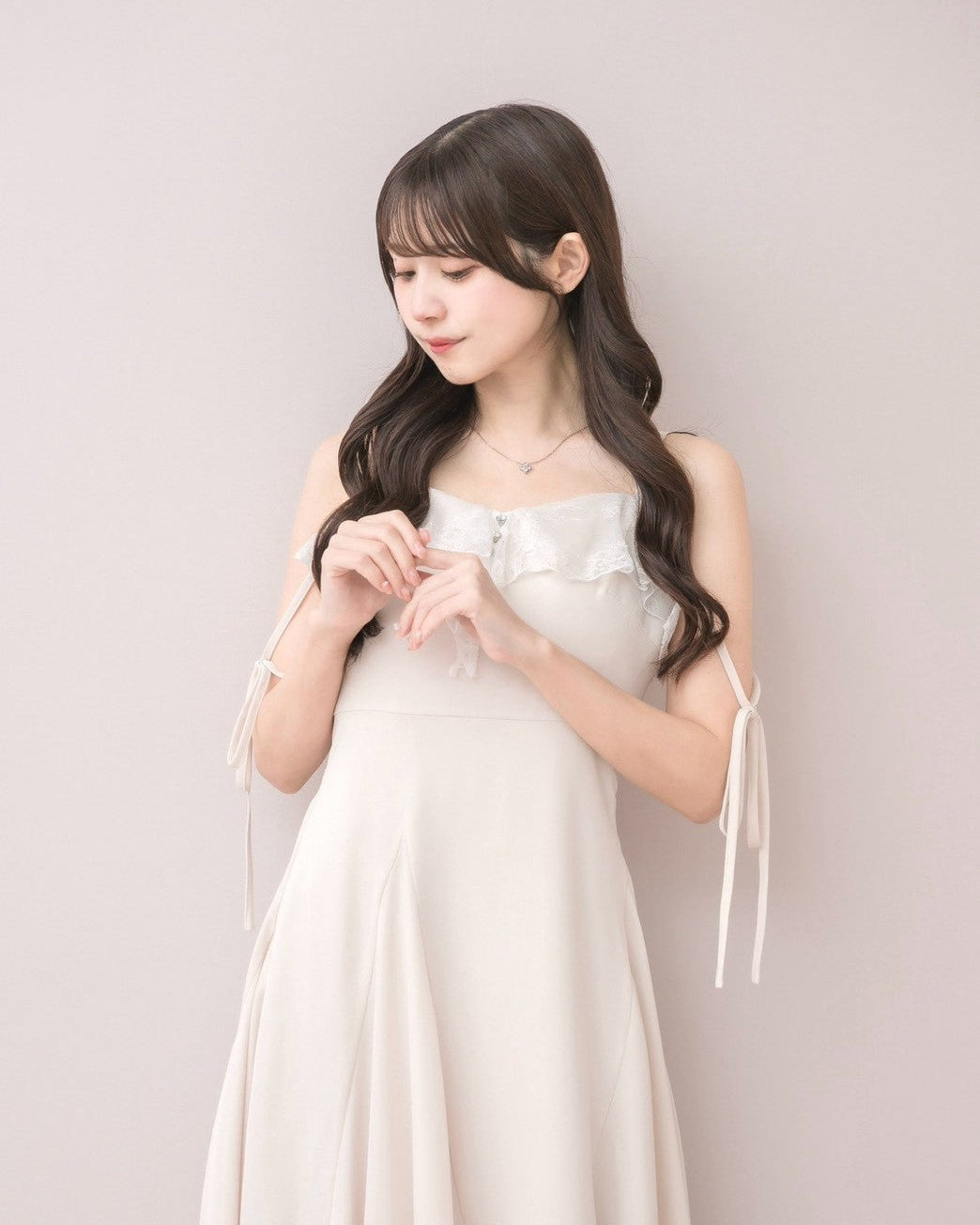 モデル身長:159cm / 着用カラー:ピンク