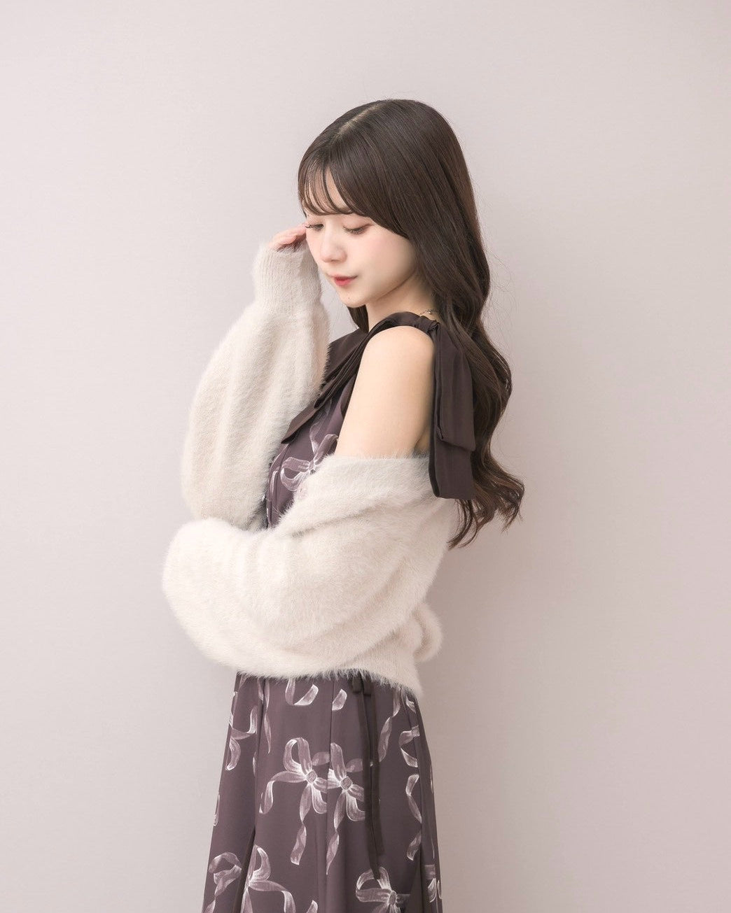 モデル身長:159cm / 着用カラー:ピンク