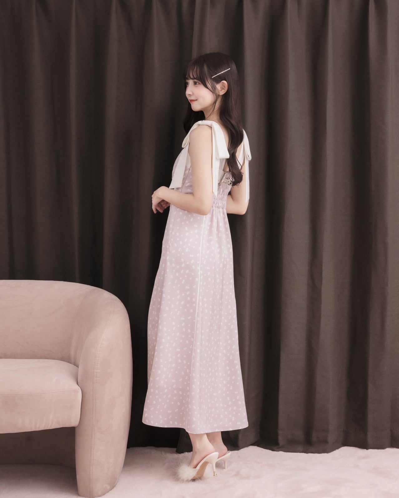 モデル身長:159cm / 着用カラー:ピンク