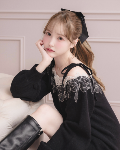 モデル身長：166cm / 着用カラー：ブラック