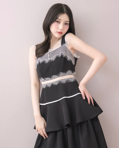 モデル身長：157cm / 着用カラー：ブラック