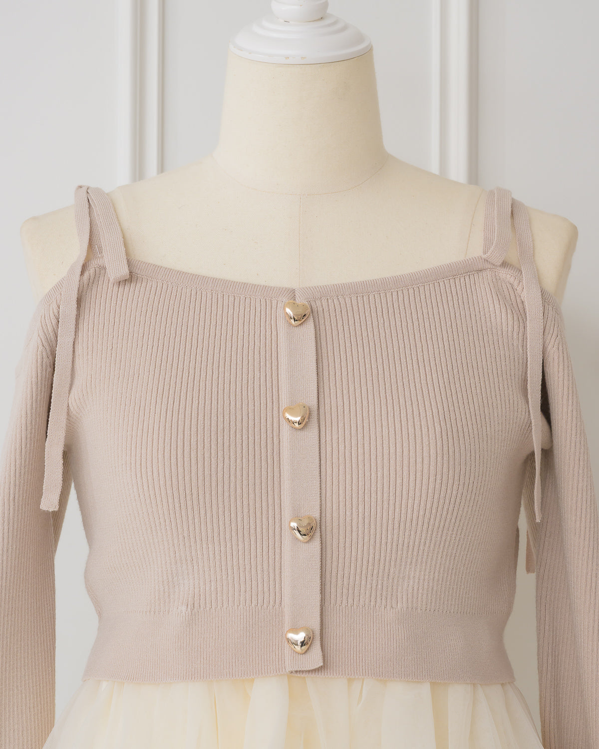 Balloon tulle knit top – DOLCELICHE（ドルチェリーチェ）