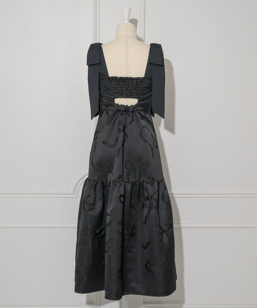 Ribbon Jacquard Dress – DOLCELICHE（ドルチェリーチェ）