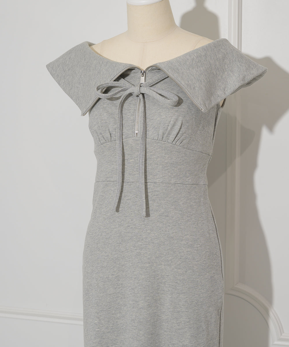 Off-shoulder Sweatshirt Dress