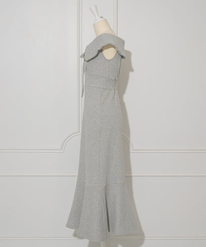 Off-shoulder Sweatshirt Dress