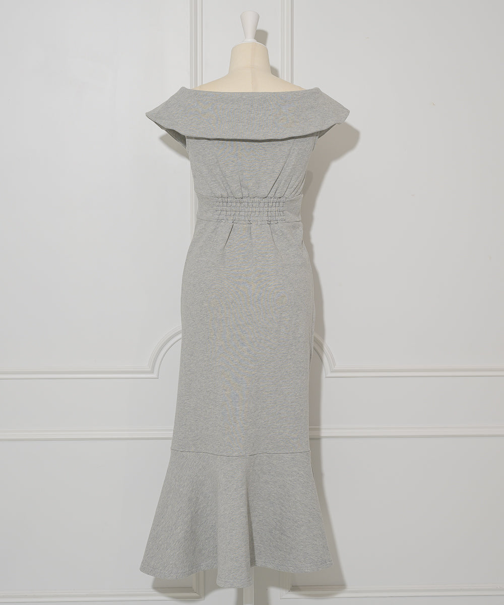 Off-shoulder Sweatshirt Dress