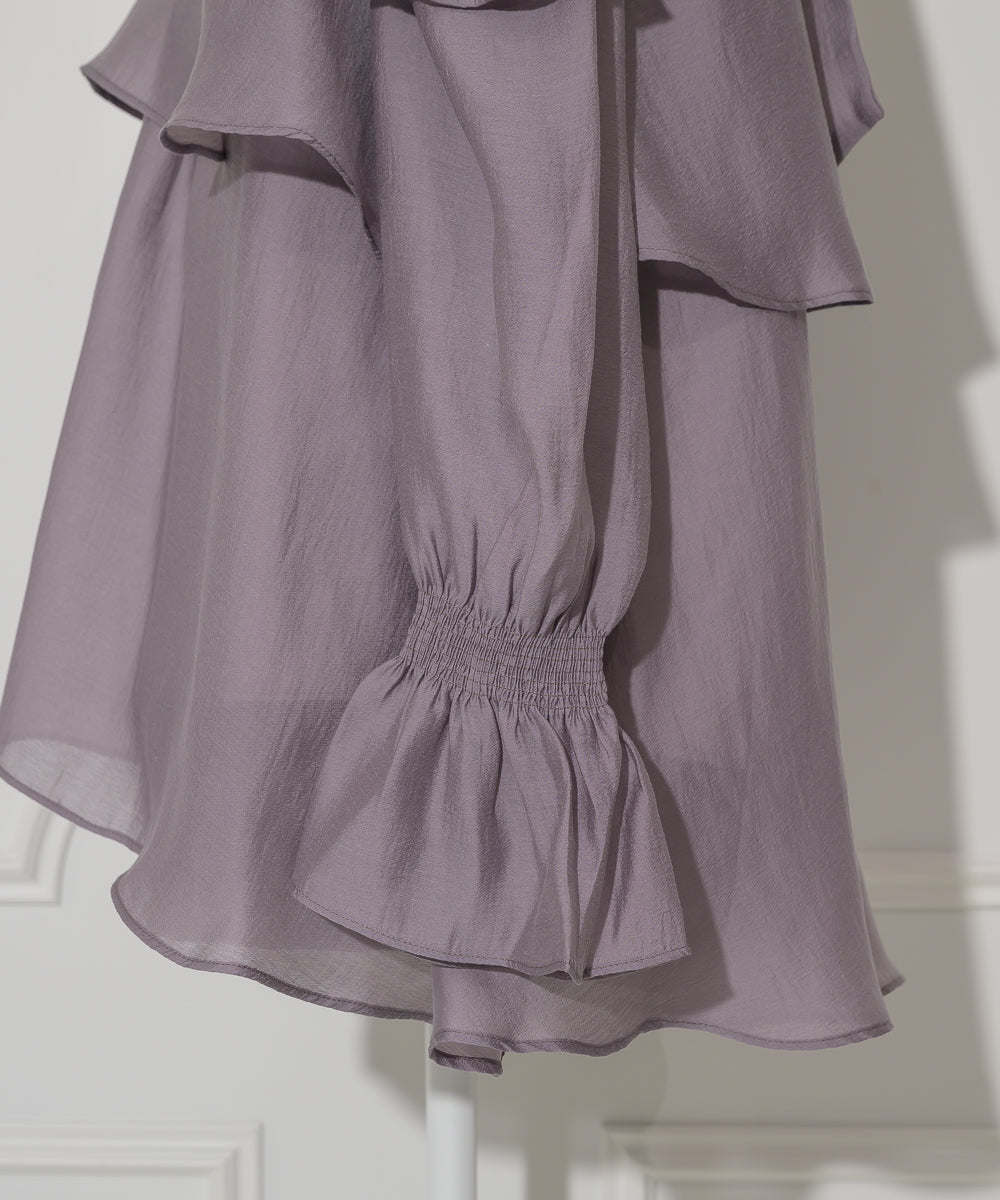 Back Ribbon Chiffon Set