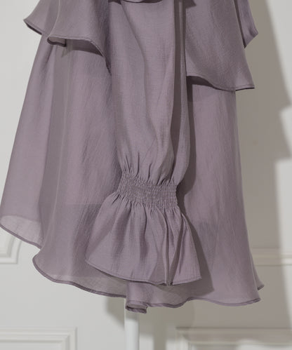 Back Ribbon Chiffon Set