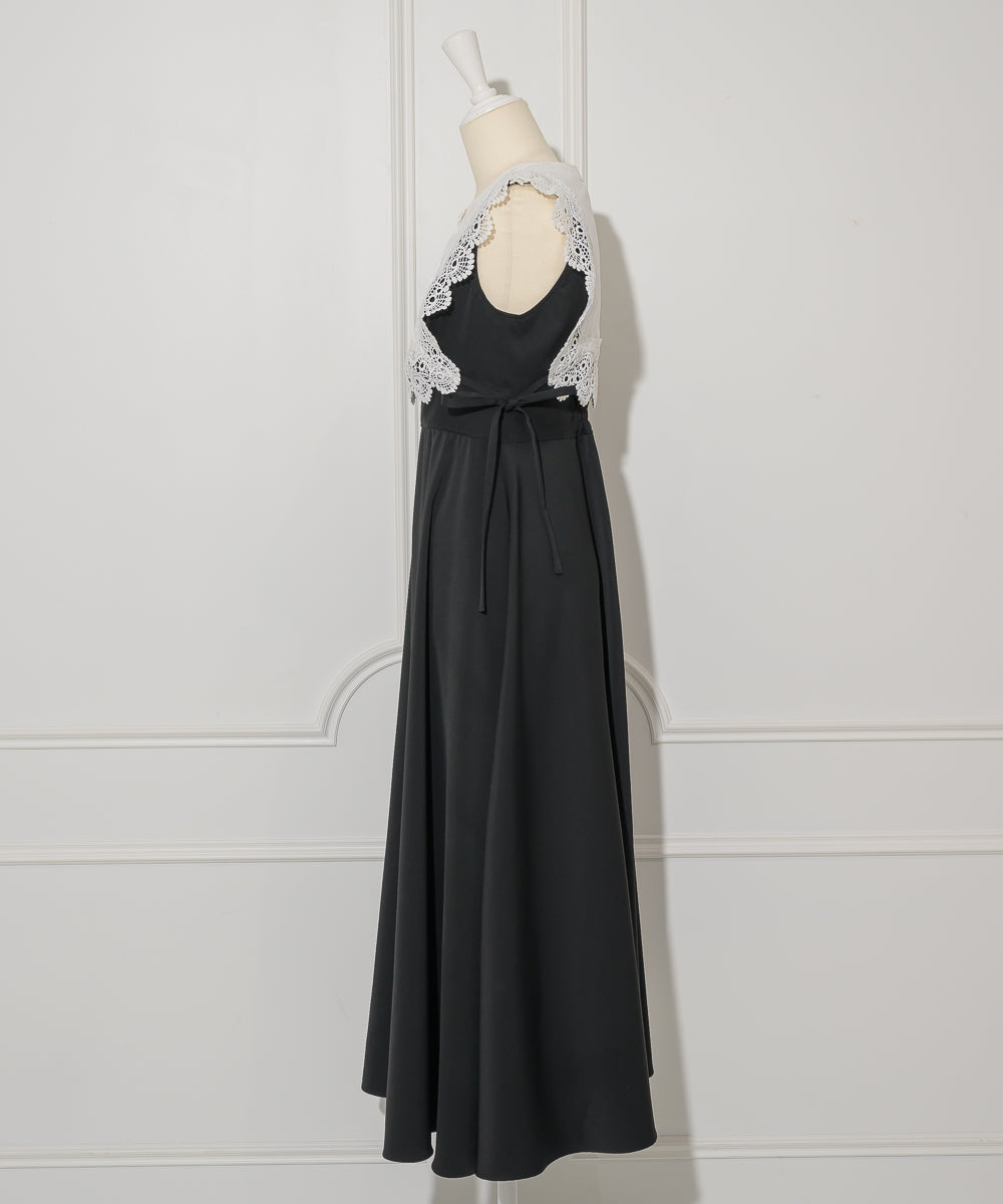Lace Cape Dress