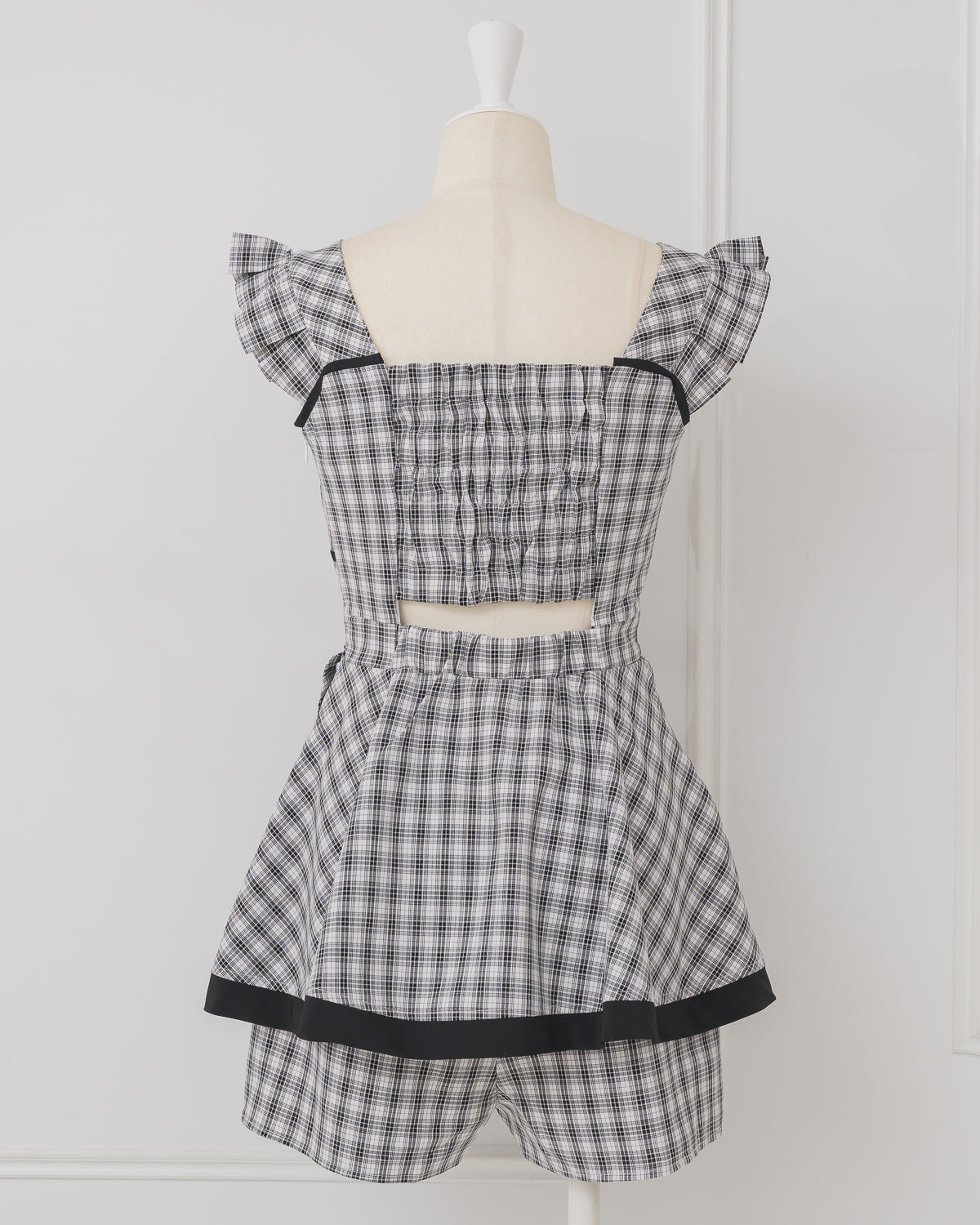 Checked Short Romper – DOLCELICHE（ドルチェリーチェ）