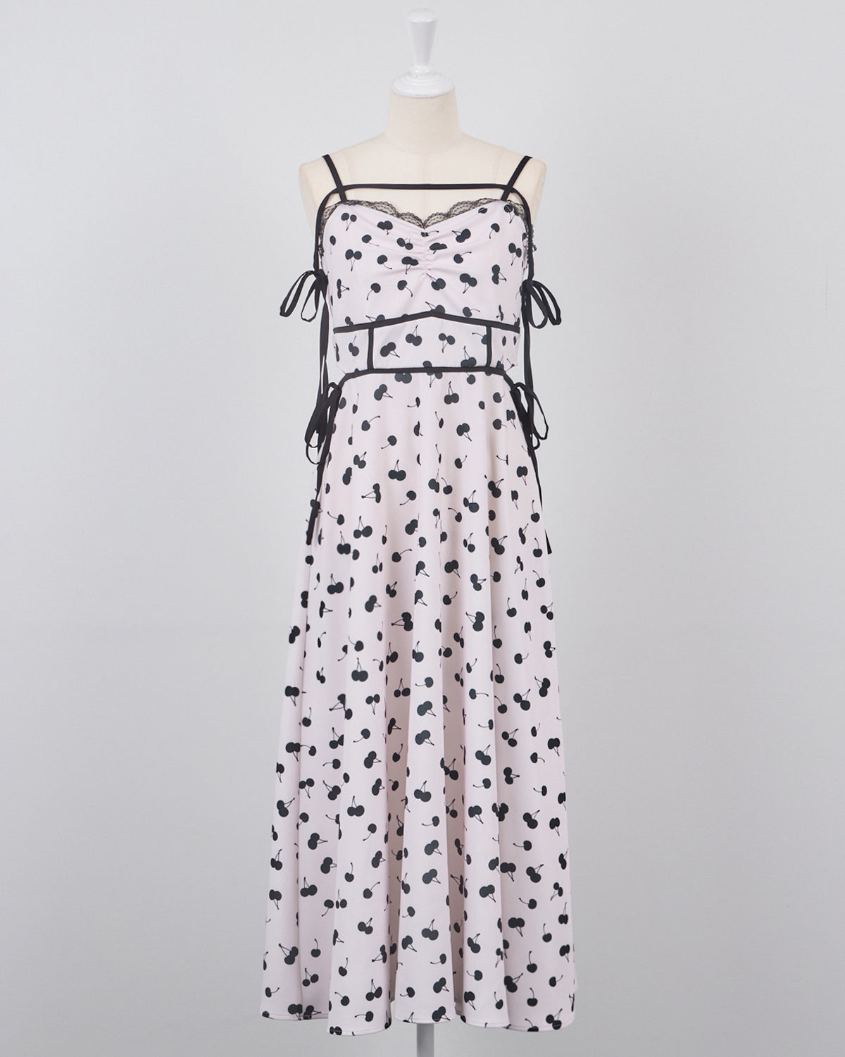 Cherry Print Flared Dress – DOLCELICHE（ドルチェリーチェ）
