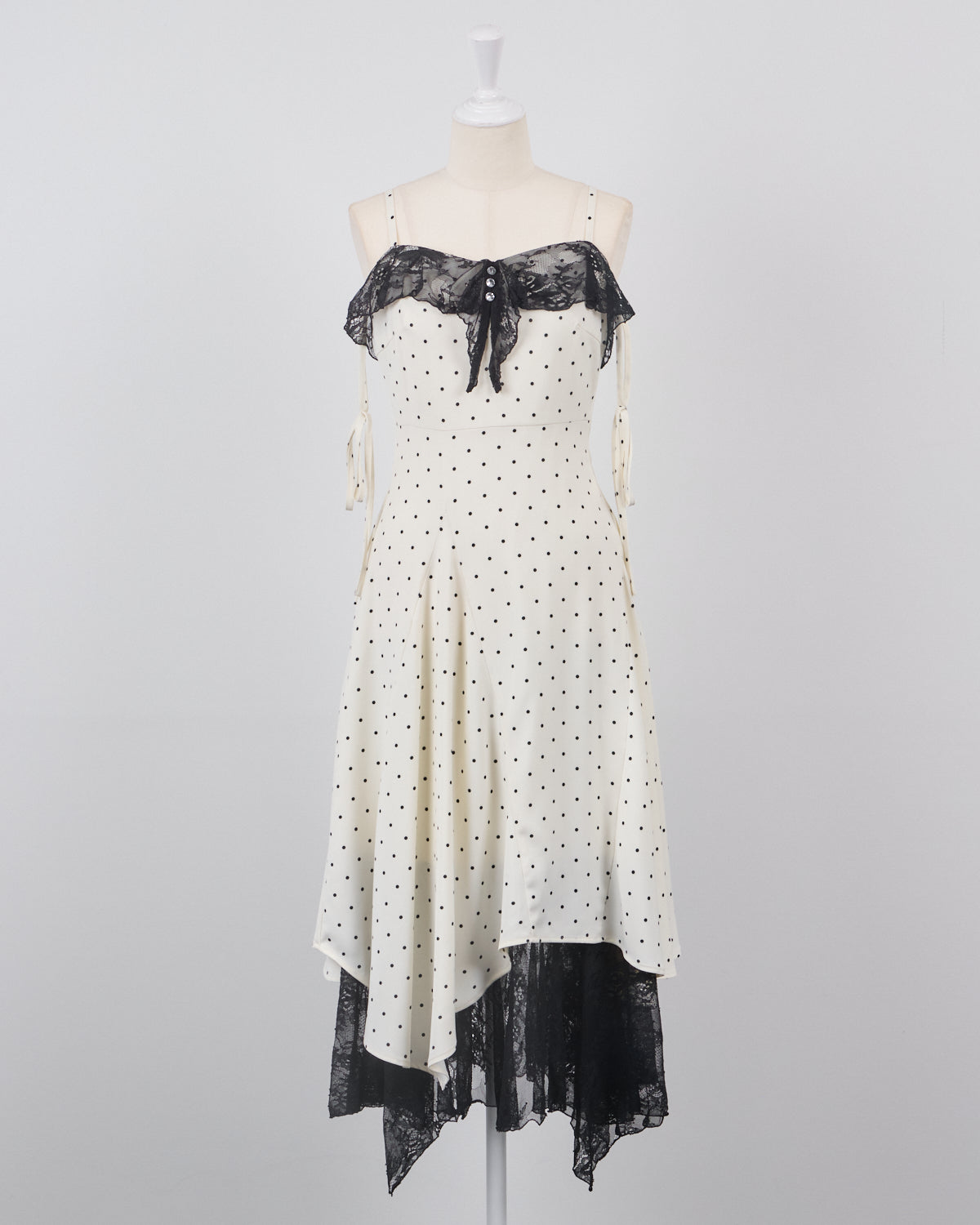 Asymmetric Lace Layered Dress – DOLCELICHE（ドルチェリーチェ）