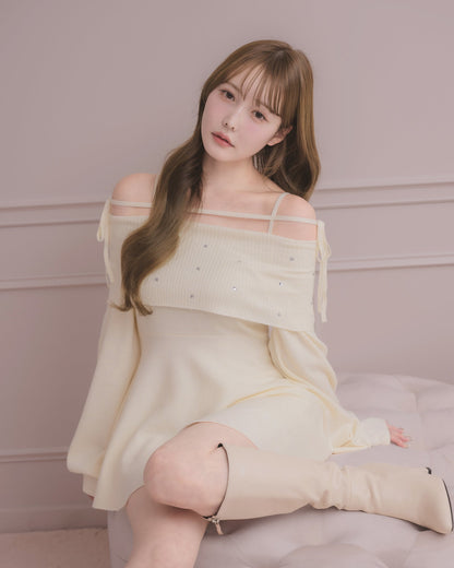 モデル身長：166cm / 着用カラー：ホワイト
