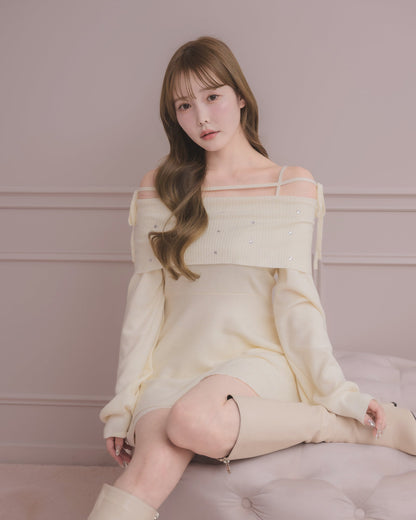 モデル身長：166cm / 着用カラー：ホワイト