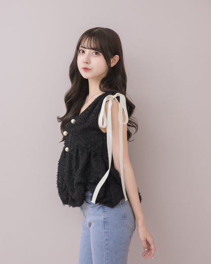 モデル身長：159cm / 着用カラー：ブラック