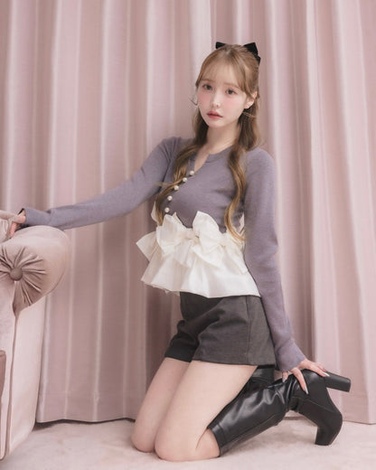 モデル身長：166cm / 着用カラー：グレー