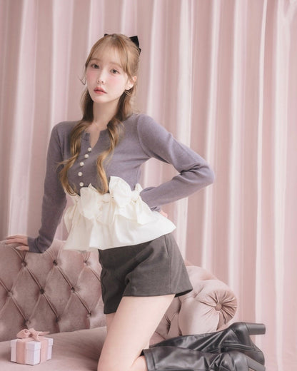 モデル身長：166cm / 着用カラー：グレー