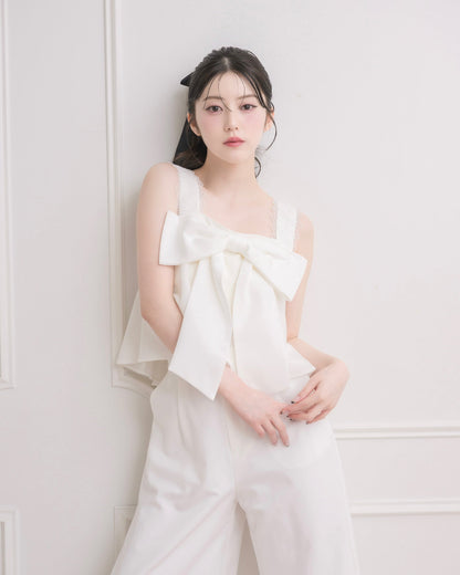 モデル身長：157cm / 着用カラー：ホワイト