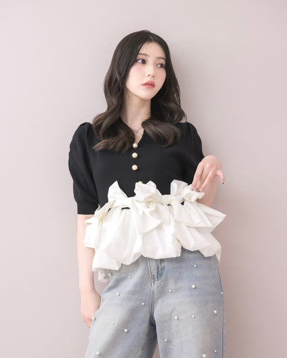 モデル身長：157cm / 着用カラー：ブラック