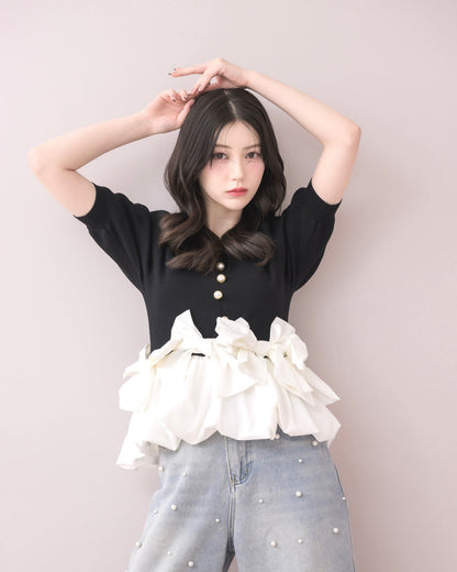 モデル身長：157cm / 着用カラー：ブラック