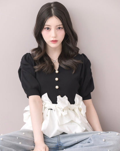 モデル身長：157cm / 着用カラー：ブラック