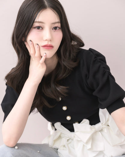 モデル身長：157cm / 着用カラー：ブラック