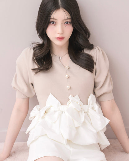 モデル身長：157cm / 着用カラー：ピンク