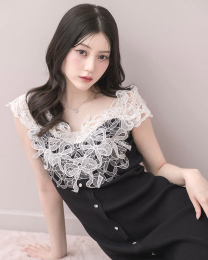 モデル身長：157cm / 着用カラー：ブラック