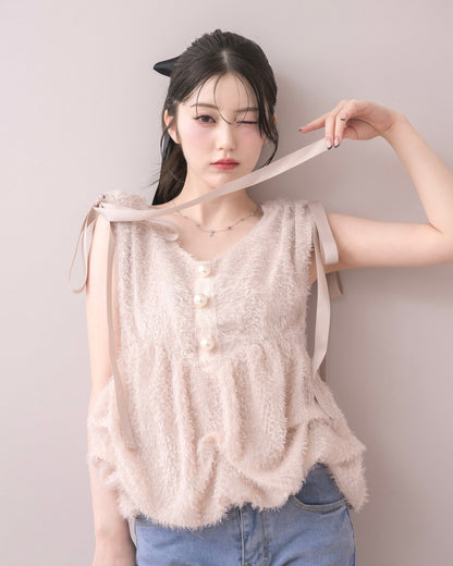 モデル身長：157cm / 着用カラー：ピンク