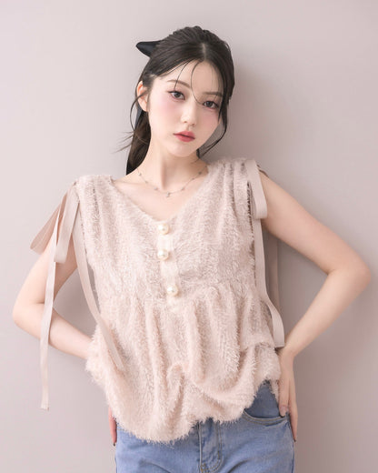 モデル身長：157cm / 着用カラー：ピンク