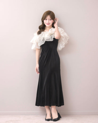 モデル身長：155cm / 着用カラー：ブラック
