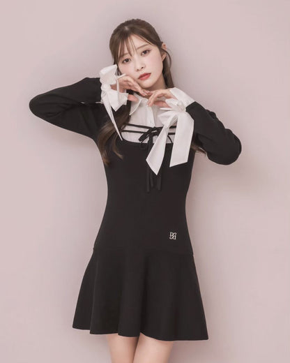 モデル身長：160cm / 着用カラー：ブラック