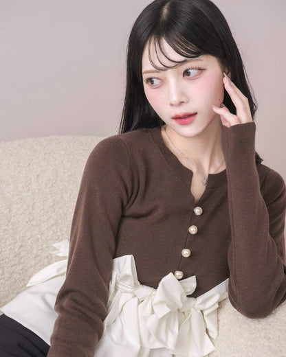 モデル身長：164cm / 着用カラー：ブラウン