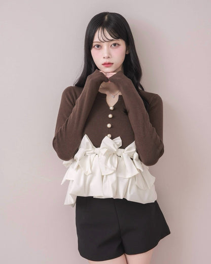 モデル身長：164cm / 着用カラー：ブラウン