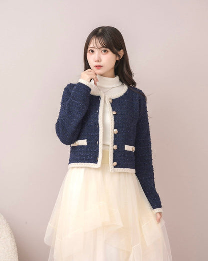モデル身長：159cm / 着用カラー：ネイビー