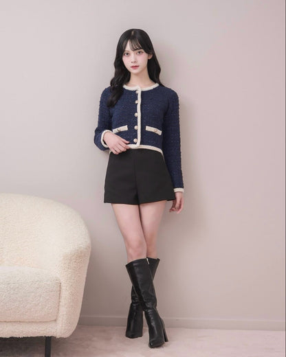 モデル身長：164cm / 着用カラー：ネイビー