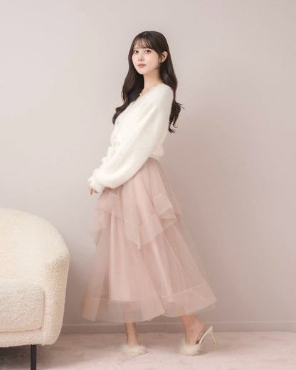 モデル身長：164cm / 着用カラー：ピンク