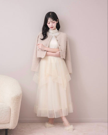 モデル身長：164cm / 着用カラー：ピンク