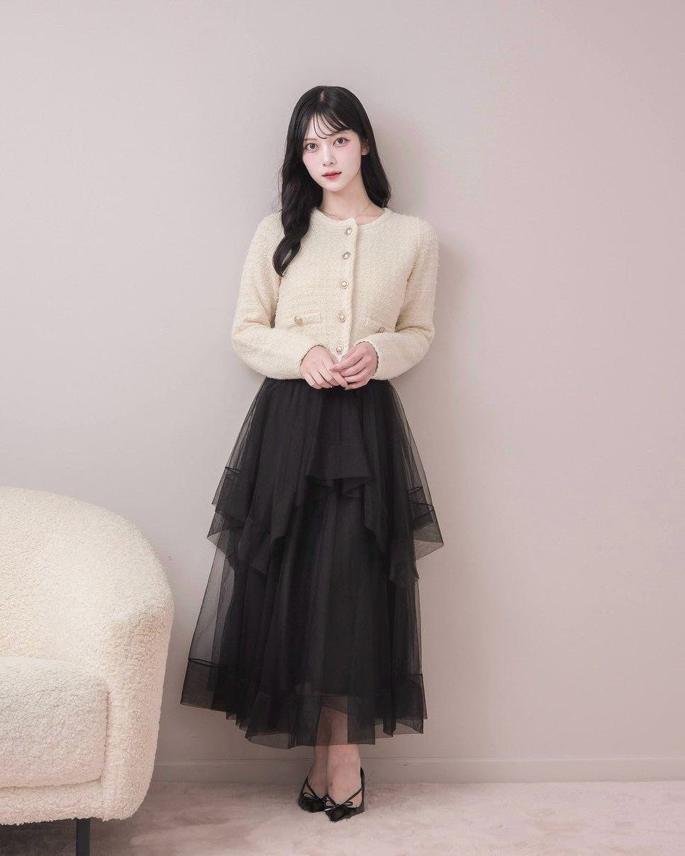 モデル身長：164cm / 着用カラー：ブラック