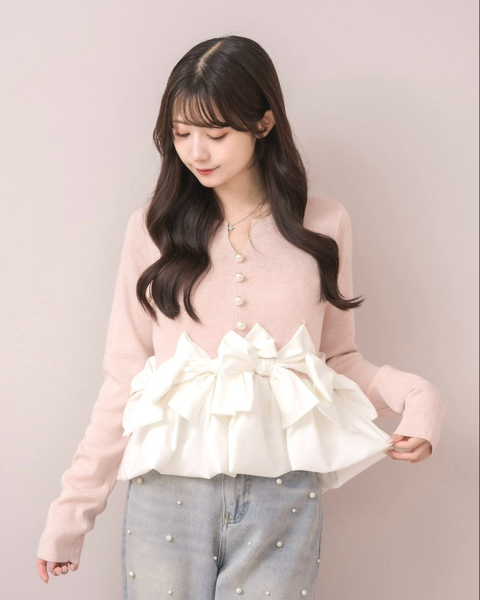 モデル身長：159cm / 着用カラー：ピンク