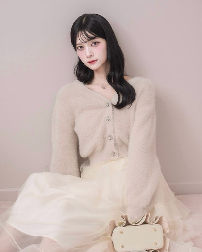 モデル身長：164cm / 着用カラー：アイボリー