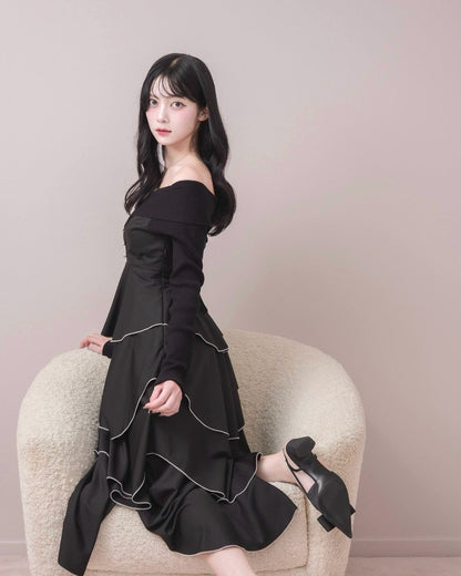 モデル身長：164cm / 着用カラー：ブラック