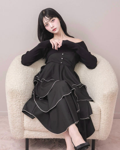 モデル身長：164cm / 着用カラー：ブラック