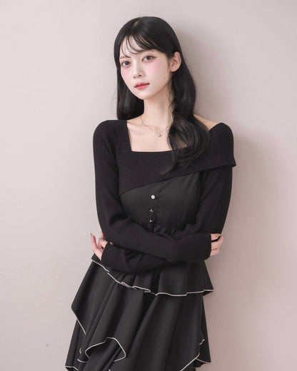 モデル身長：164cm / 着用カラー：ブラック