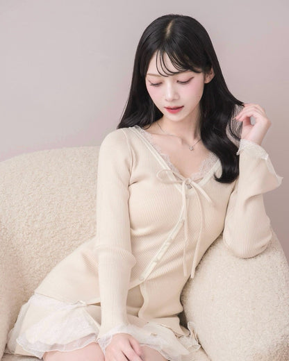 モデル身長：164cm / 着用カラー：ライトベージュ