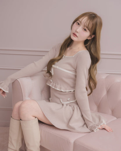 モデル身長：166cm / 着用カラー：ピンク