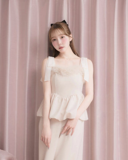 モデル身長：166cm / 着用カラー：ベージュ
