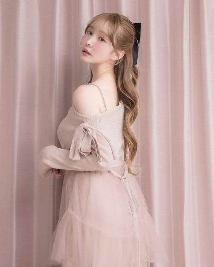 モデル身長：166cm / 着用カラー：ピンク