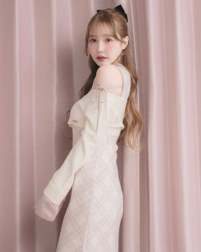 モデル身長：166cm / 着用カラー：ピンク